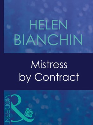 cover image of Mistress by Contract